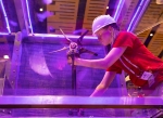 Student working on a wind project.